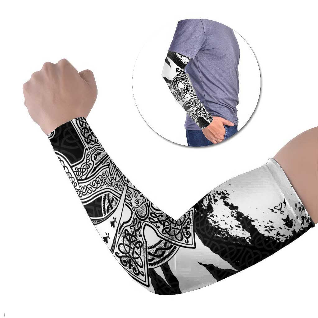 Brittany Celtic Cross Arm Sleeves Celtic Pattern - Wonder Print Shop
