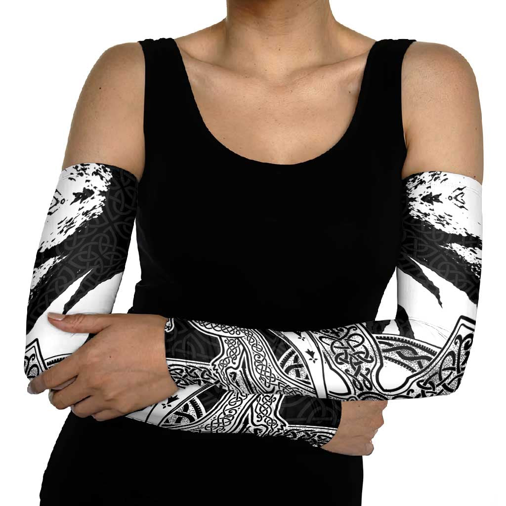 Brittany Celtic Cross Arm Sleeves Celtic Pattern - Wonder Print Shop