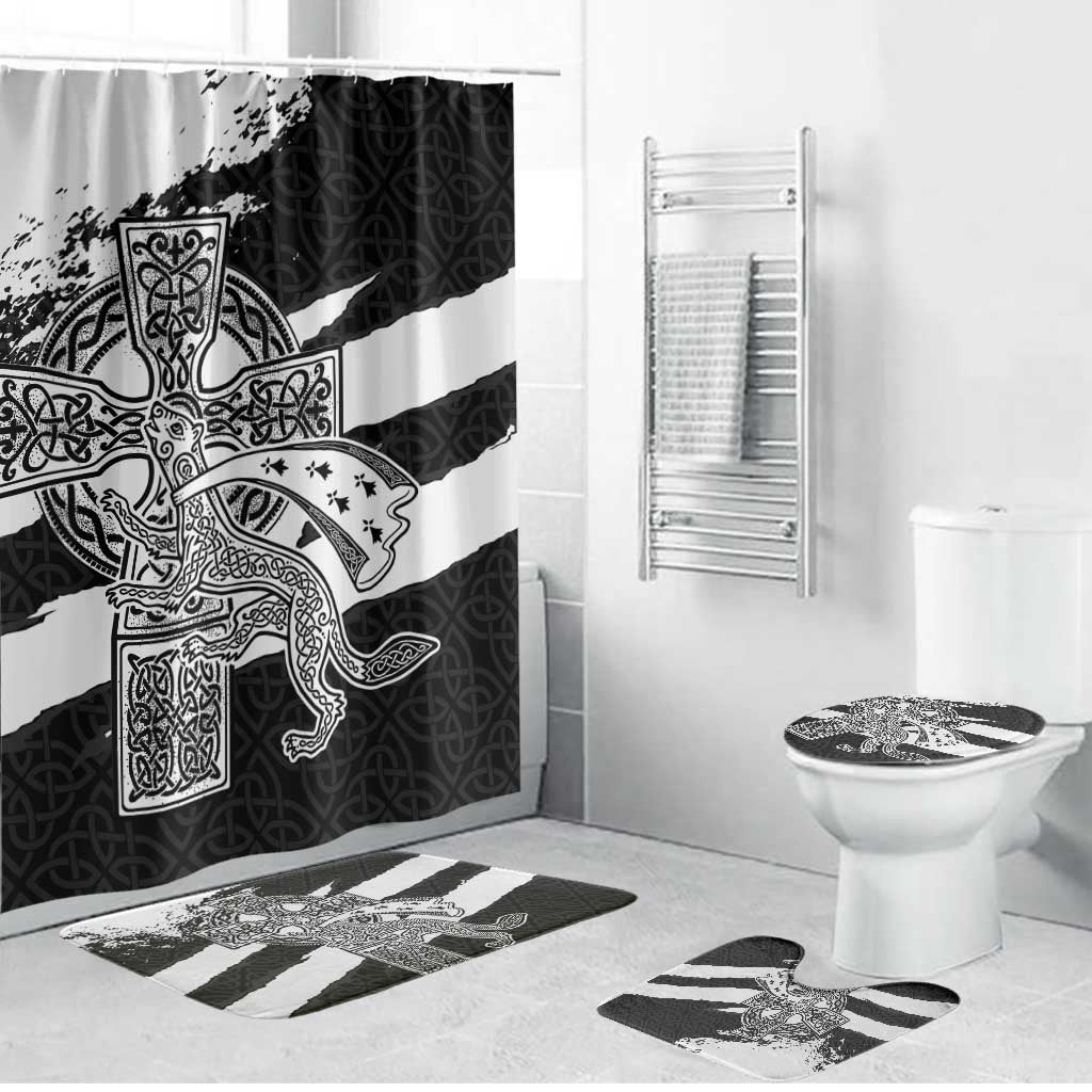 Brittany Celtic Cross Bathroom Set Celtic Pattern - Wonder Print Shop