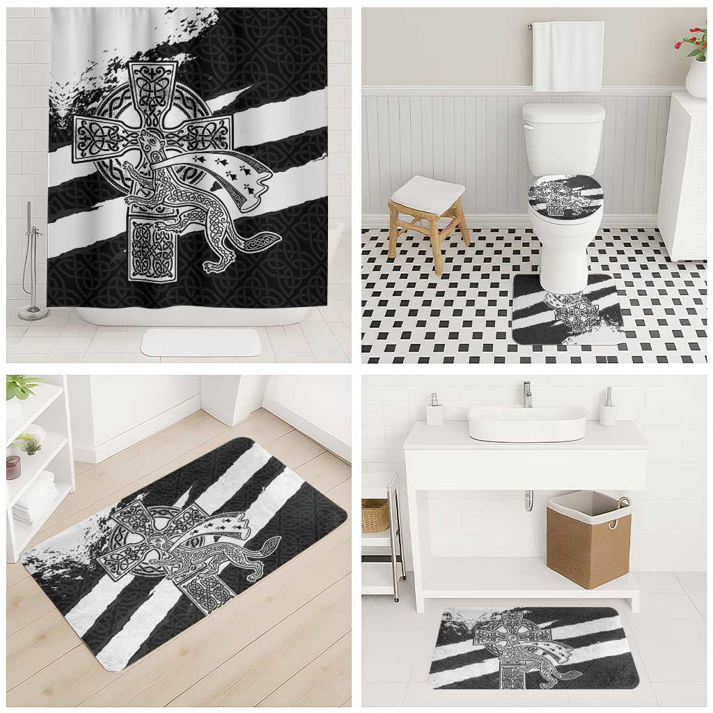 Brittany Celtic Cross Bathroom Set Celtic Pattern - Wonder Print Shop