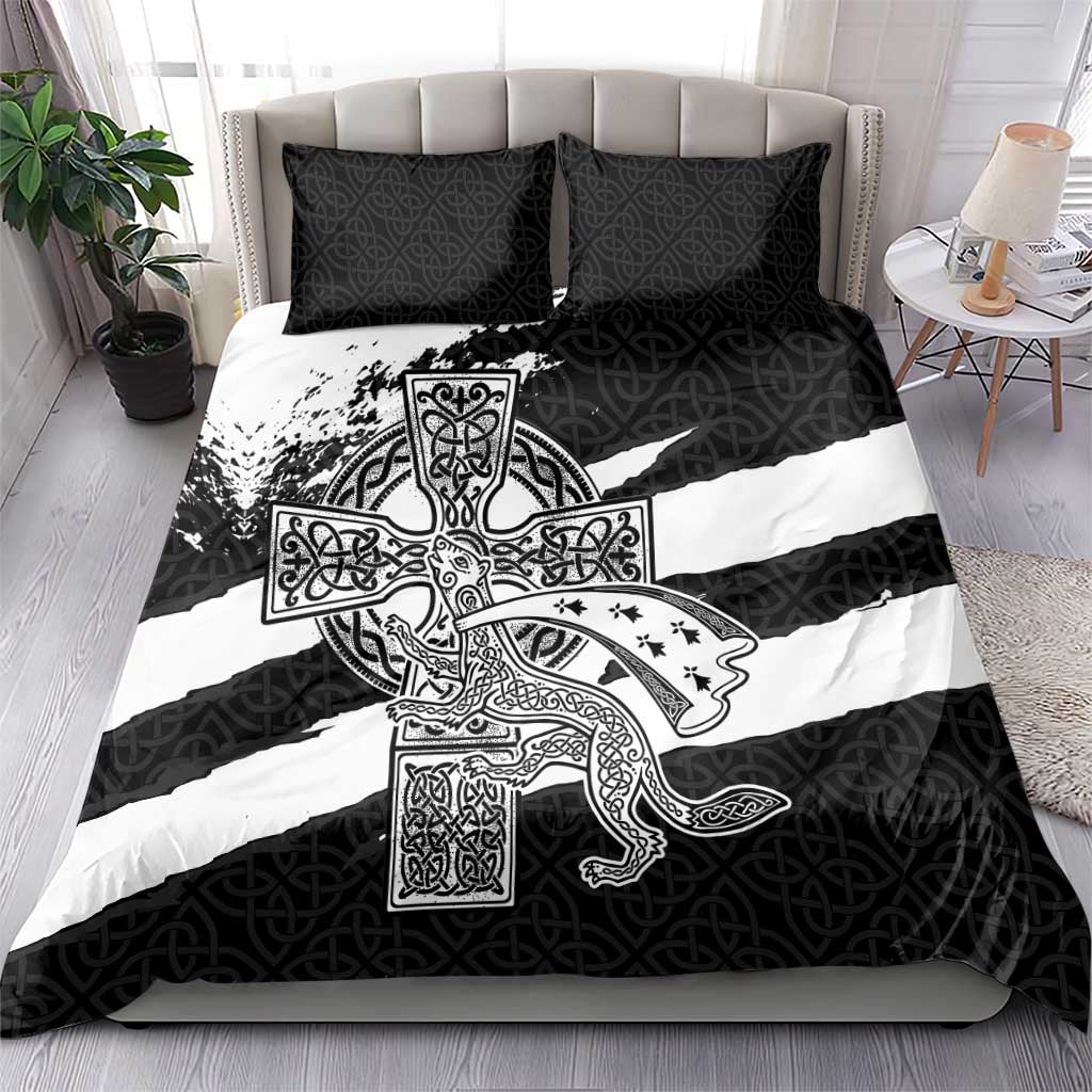 Brittany Celtic Cross Bedding Set Celtic Pattern - Wonder Print Shop