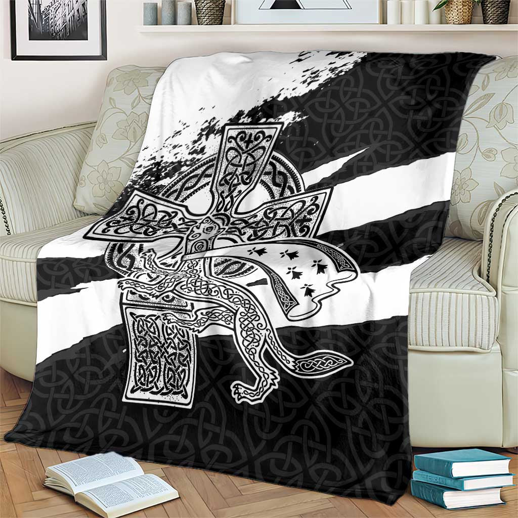 Brittany Celtic Cross Blanket Celtic Pattern - Wonder Print Shop
