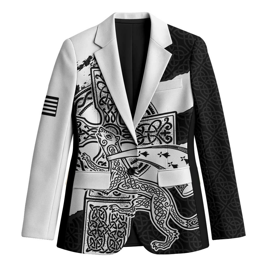 Brittany Celtic Cross Blazer Celtic Pattern - Wonder Print Shop