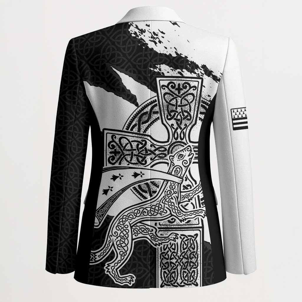 Brittany Celtic Cross Blazer Celtic Pattern - Wonder Print Shop