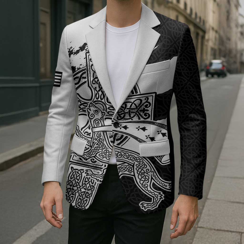 Brittany Celtic Cross Blazer Celtic Pattern - Wonder Print Shop