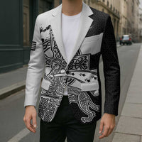 Brittany Celtic Cross Blazer Celtic Pattern - Wonder Print Shop