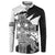 Brittany Celtic Cross Button Sweatshirt Celtic Pattern - Wonder Print Shop