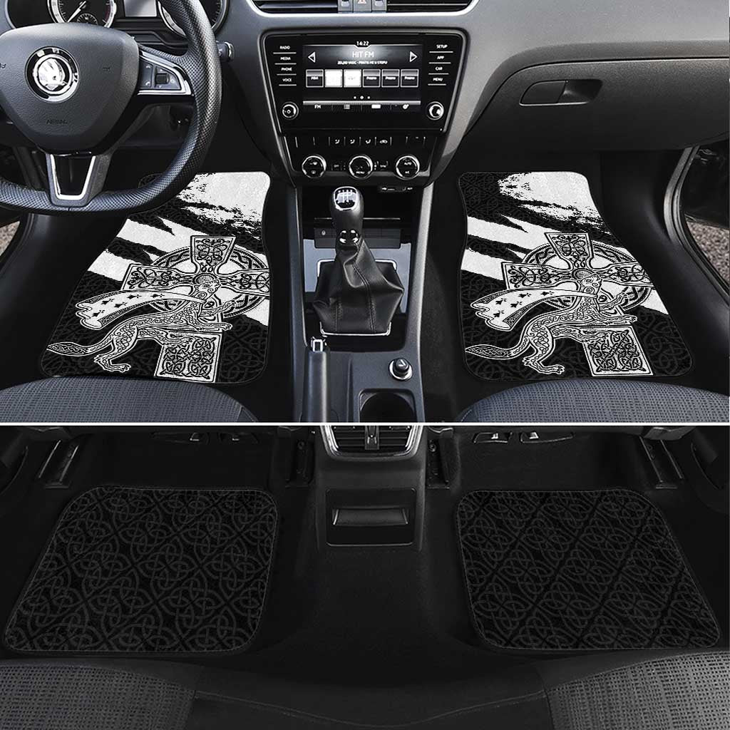 Brittany Celtic Cross Car Mats Celtic Pattern - Wonder Print Shop