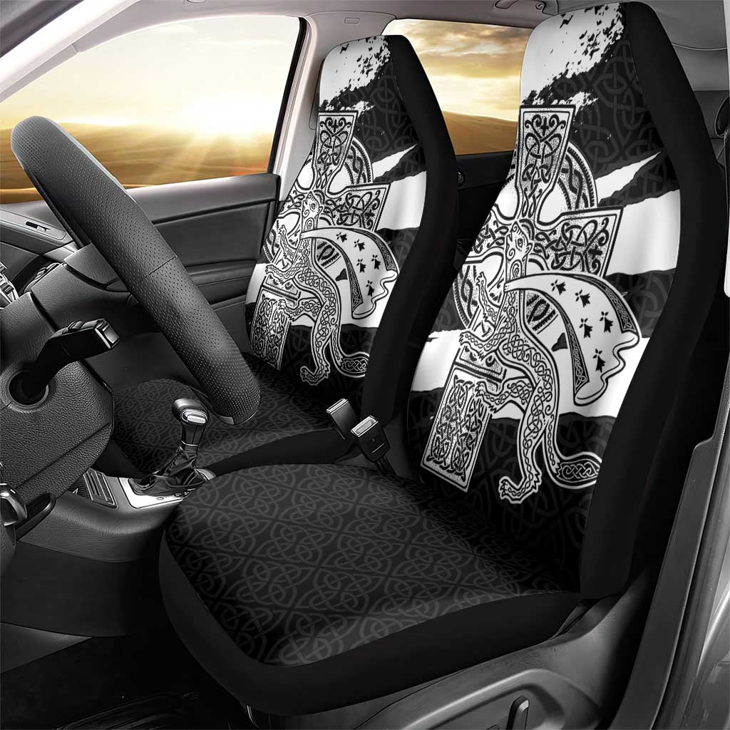Brittany Celtic Cross Car Seat Cover Celtic Pattern - Wonder Print Shop