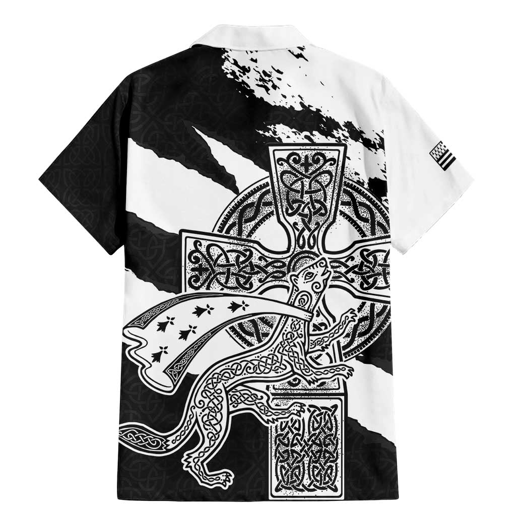 Brittany Celtic Cross Family Matching Mermaid Dress and Hawaiian Shirt Celtic Pattern - Wonder Print Shop