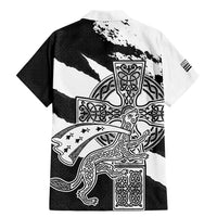 Brittany Celtic Cross Family Matching Mermaid Dress and Hawaiian Shirt Celtic Pattern - Wonder Print Shop