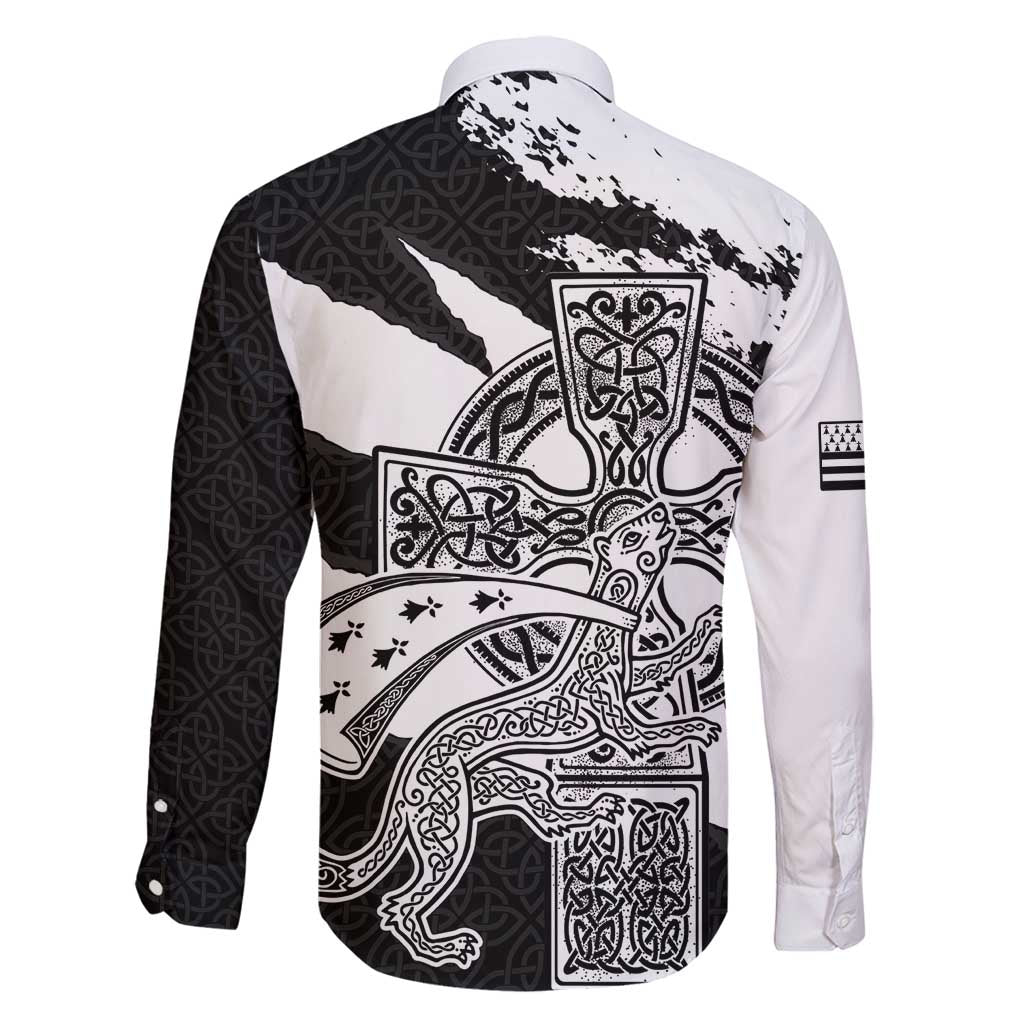 Brittany Celtic Cross Family Matching Puletasi and Hawaiian Shirt Celtic Pattern - Wonder Print Shop