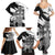 Brittany Celtic Cross Family Matching Summer Maxi Dress and Hawaiian Shirt Celtic Pattern - Wonder Print Shop