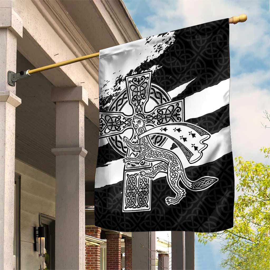 Brittany Celtic Cross Garden Flag Celtic Pattern - Wonder Print Shop