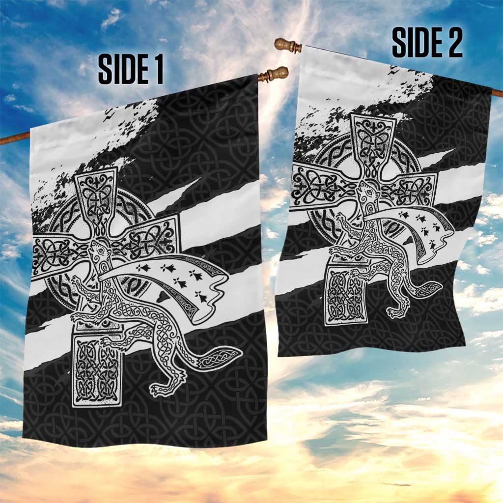 Brittany Celtic Cross Garden Flag Celtic Pattern - Wonder Print Shop
