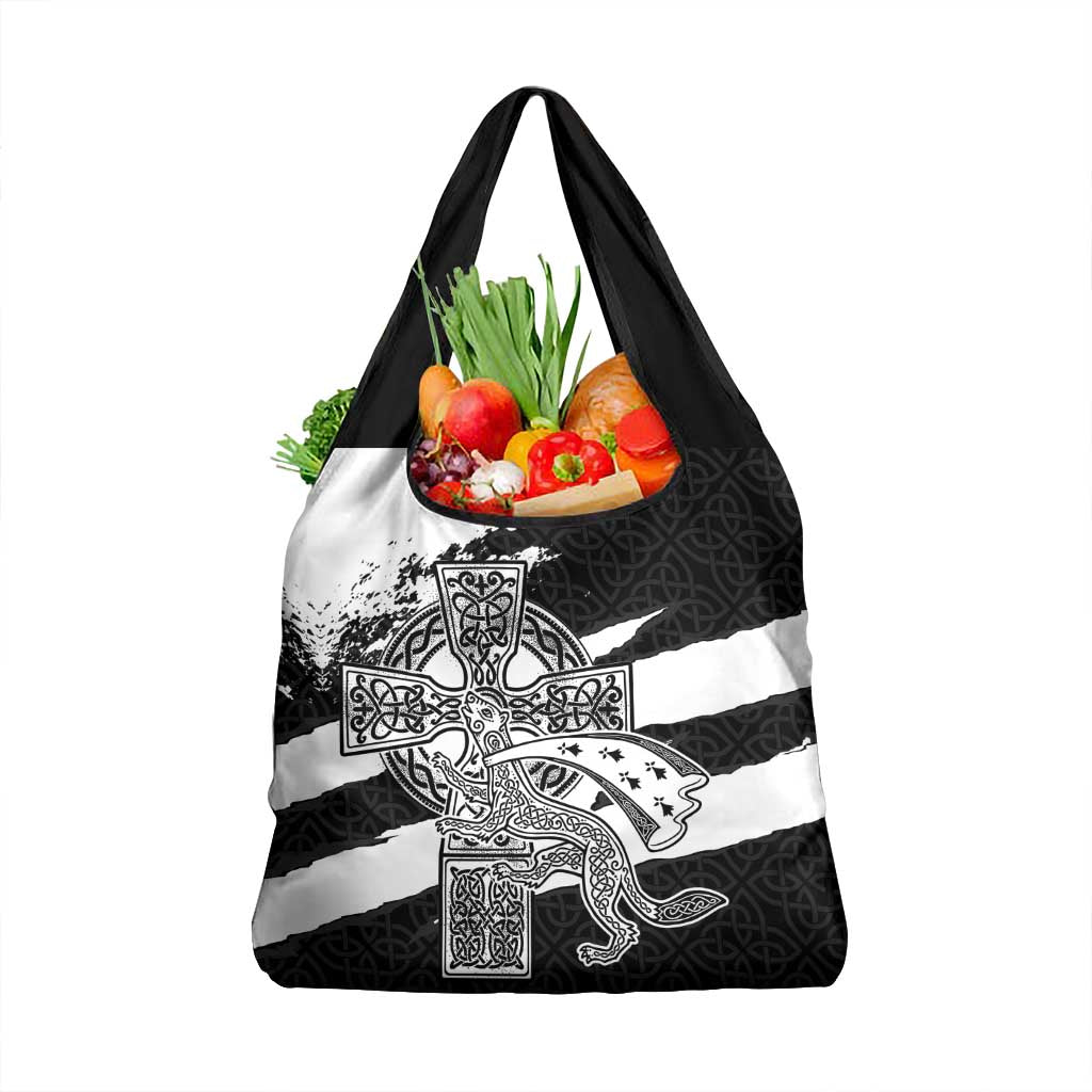 Brittany Celtic Cross Grocery Bag Celtic Pattern - Wonder Print Shop