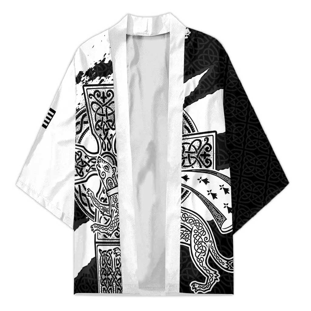Brittany Celtic Cross Kimono Celtic Pattern - Wonder Print Shop