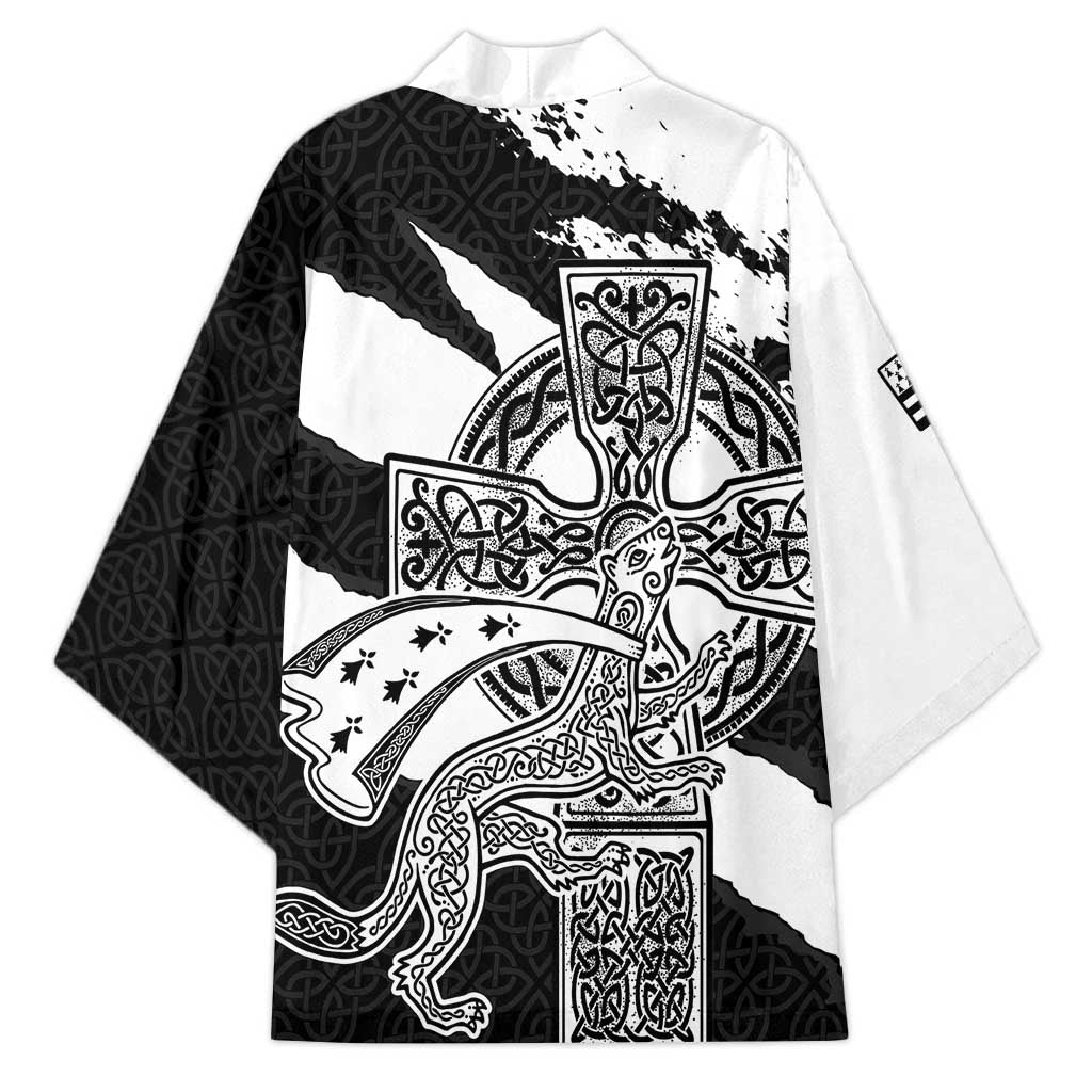Brittany Celtic Cross Kimono Celtic Pattern - Wonder Print Shop