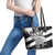 Brittany Celtic Cross Leather Tote Bag Celtic Pattern - Wonder Print Shop