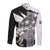 Brittany Celtic Cross Long Sleeve Button Shirt Celtic Pattern - Wonder Print Shop