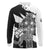 Brittany Celtic Cross Long Sleeve Polo Shirt Celtic Pattern - Wonder Print Shop