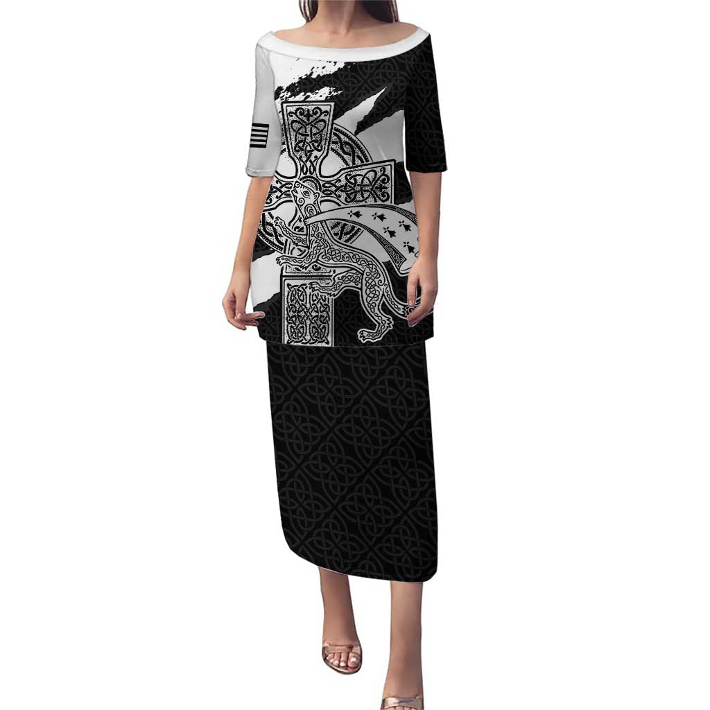 Brittany Celtic Cross Puletasi Celtic Pattern - Wonder Print Shop