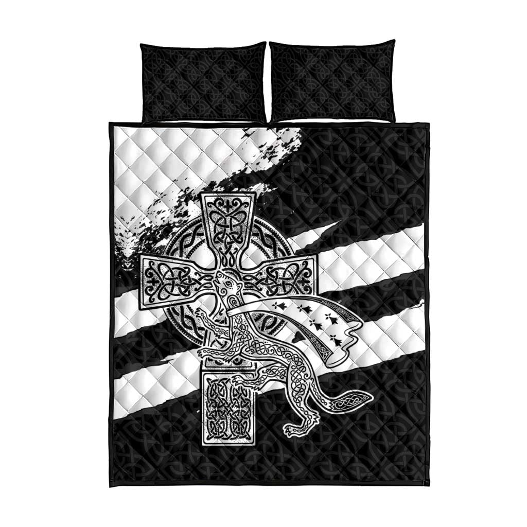 Brittany Celtic Cross Quilt Bed Set Celtic Pattern - Wonder Print Shop