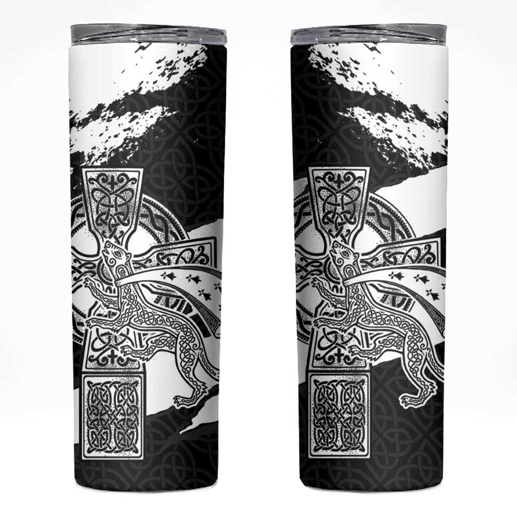 Brittany Celtic Cross Skinny Tumbler Celtic Pattern - Wonder Print Shop