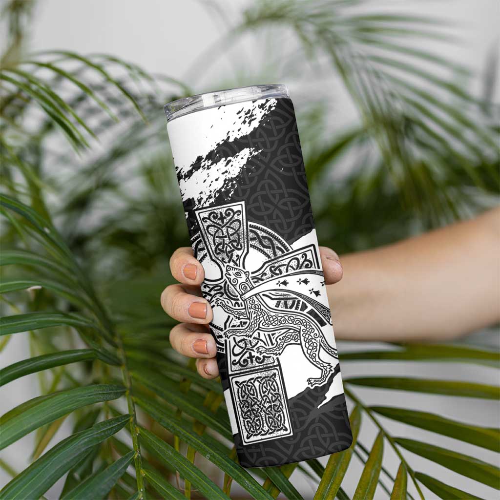 Brittany Celtic Cross Skinny Tumbler Celtic Pattern - Wonder Print Shop