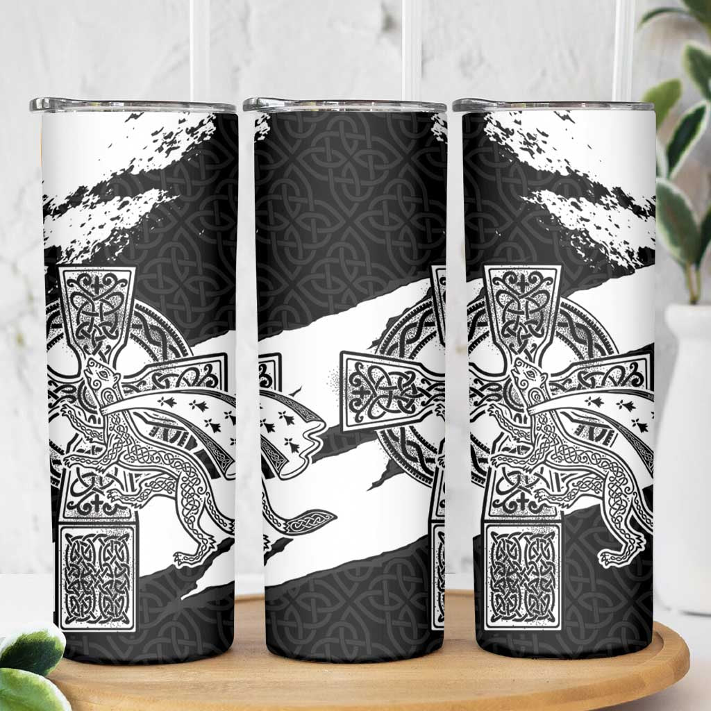 Brittany Celtic Cross Skinny Tumbler Celtic Pattern - Wonder Print Shop