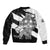 Brittany Celtic Cross Sleeve Zip Bomber Jacket Celtic Pattern - Wonder Print Shop