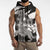 Brittany Celtic Cross Sleeveless Hoodie Celtic Pattern - Wonder Print Shop