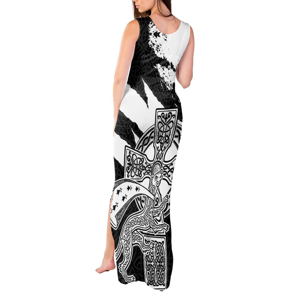 Brittany Celtic Cross Tank Maxi Dress Celtic Pattern - Wonder Print Shop