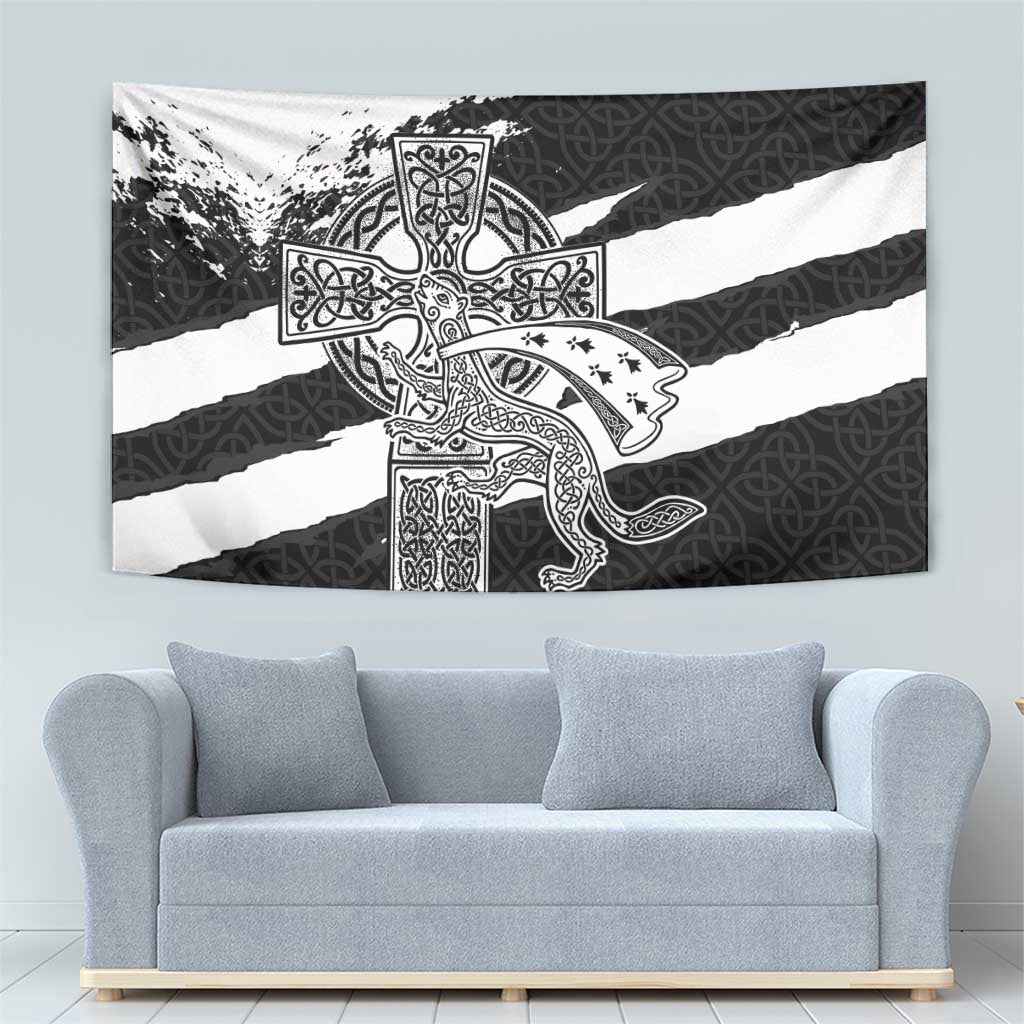Brittany Celtic Cross Tapestry Celtic Pattern - Wonder Print Shop