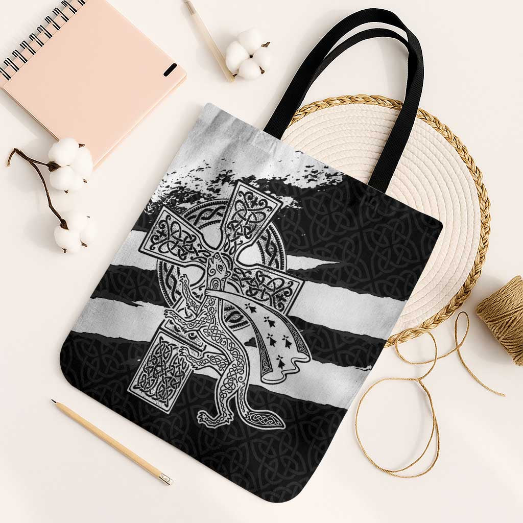 Brittany Celtic Cross Tote Bag Celtic Pattern - Wonder Print Shop