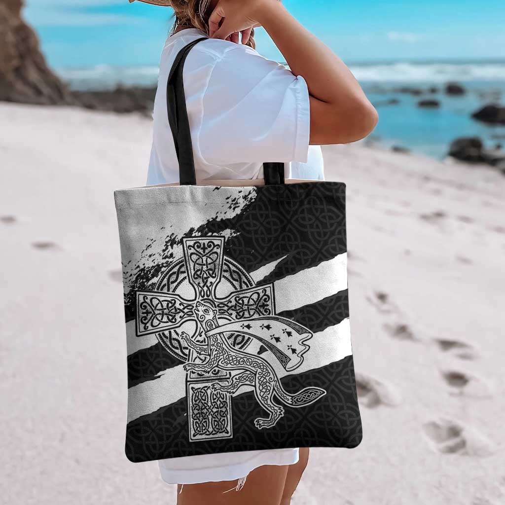 Brittany Celtic Cross Tote Bag Celtic Pattern - Wonder Print Shop