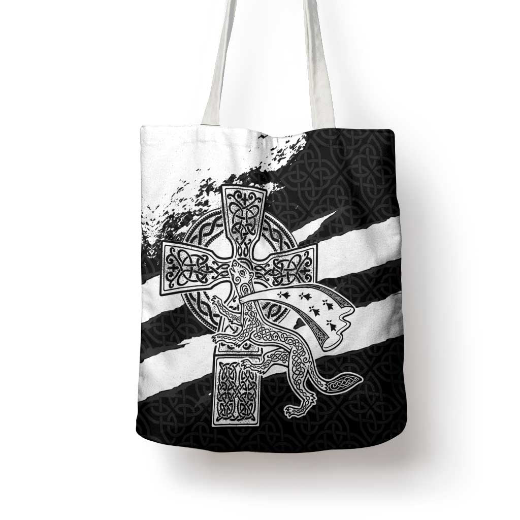 Brittany Celtic Cross Tote Bag Celtic Pattern - Wonder Print Shop