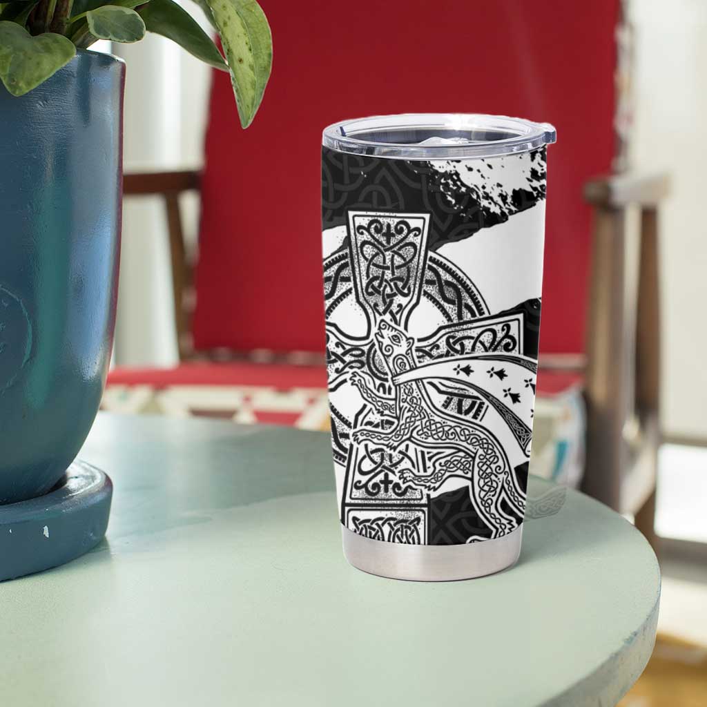 Brittany Celtic Cross Tumbler Cup Celtic Pattern - Wonder Print Shop