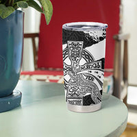Brittany Celtic Cross Tumbler Cup Celtic Pattern - Wonder Print Shop