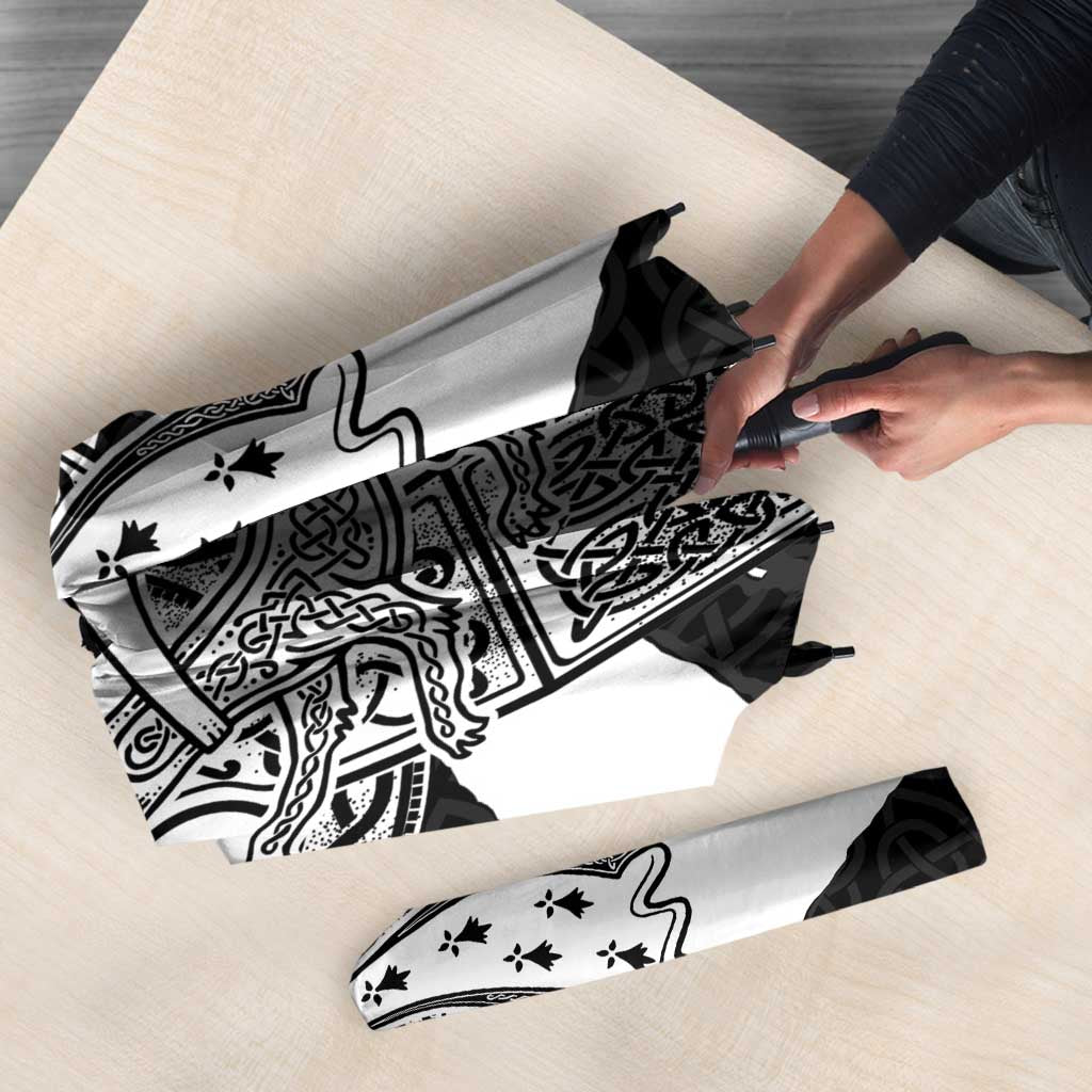 Brittany Celtic Cross Umbrella Celtic Pattern - Wonder Print Shop