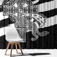 Brittany Celtic Cross Window Curtain Celtic Pattern - Wonder Print Shop