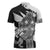 Brittany Celtic Cross Zipper Polo Shirt Celtic Pattern - Wonder Print Shop