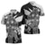 Brittany Celtic Cross Zipper Polo Shirt Celtic Pattern - Wonder Print Shop