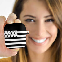 Brittany Flag Style AirPods Case Kentoch Mervel Eget Bezan Saotret - Wonder Print Shop