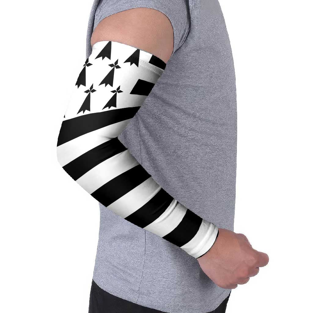 Brittany Flag Style Arm Sleeves Kentoch Mervel Eget Bezan Saotret - Wonder Print Shop
