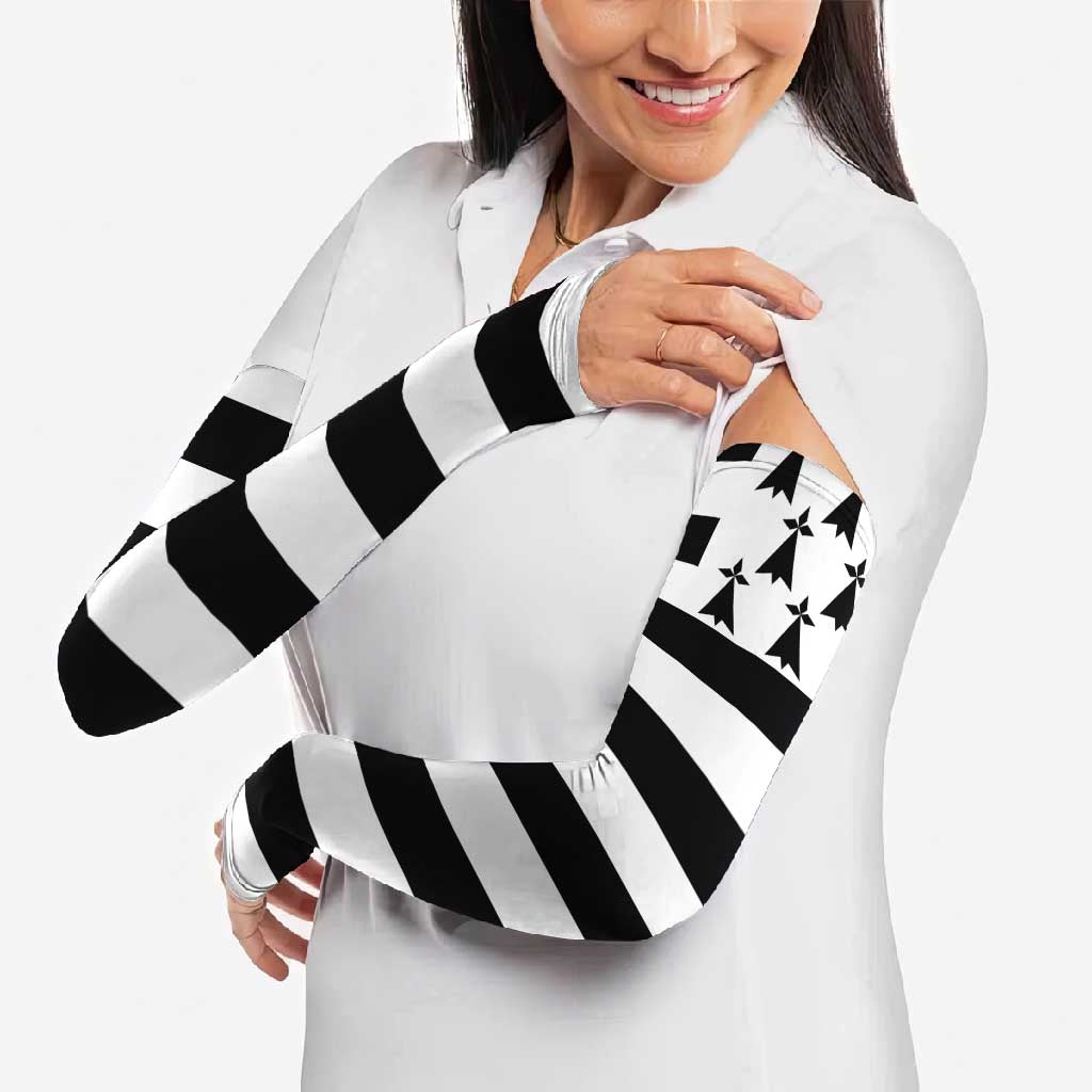Brittany Flag Style Arm Sleeves Kentoch Mervel Eget Bezan Saotret - Wonder Print Shop