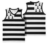 Brittany Flag Style Basketball Jersey Kentoch Mervel Eget Bezan Saotret - Wonder Print Shop