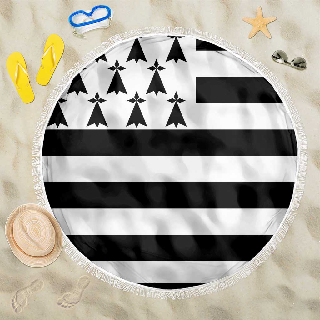 Brittany Flag Style Beach Blanket Kentoch Mervel Eget Bezan Saotret - Wonder Print Shop