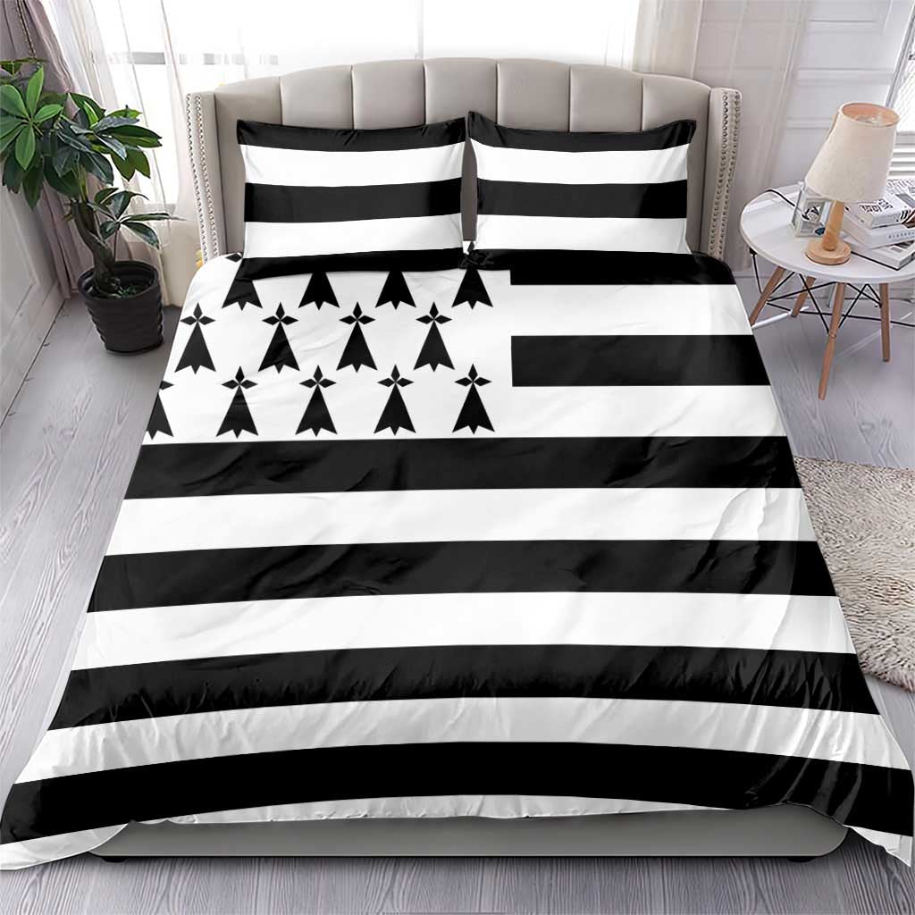 Brittany Flag Style Bedding Set Kentoch Mervel Eget Bezan Saotret - Wonder Print Shop