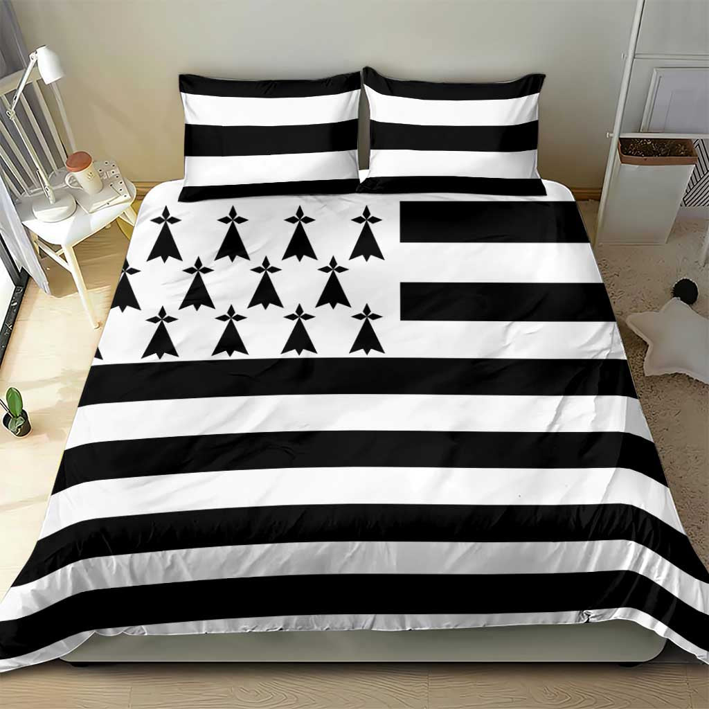 Brittany Flag Style Bedding Set Kentoch Mervel Eget Bezan Saotret - Wonder Print Shop